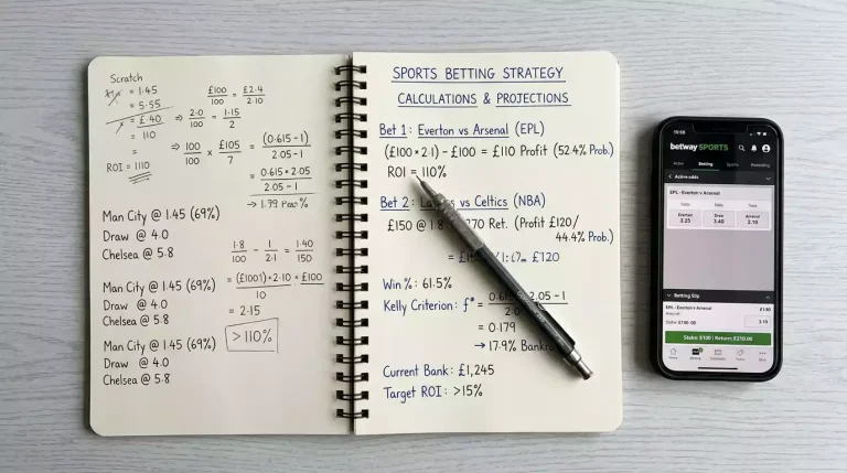 Bookmaker margin calculation showing overround on UFC fight odds with implied probability breakdown