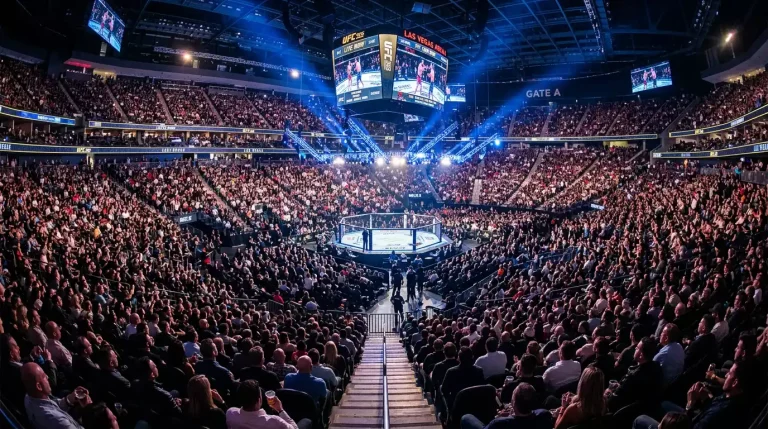 MMA betting market size infographic showing global handle growth UK share and UFC revenue data